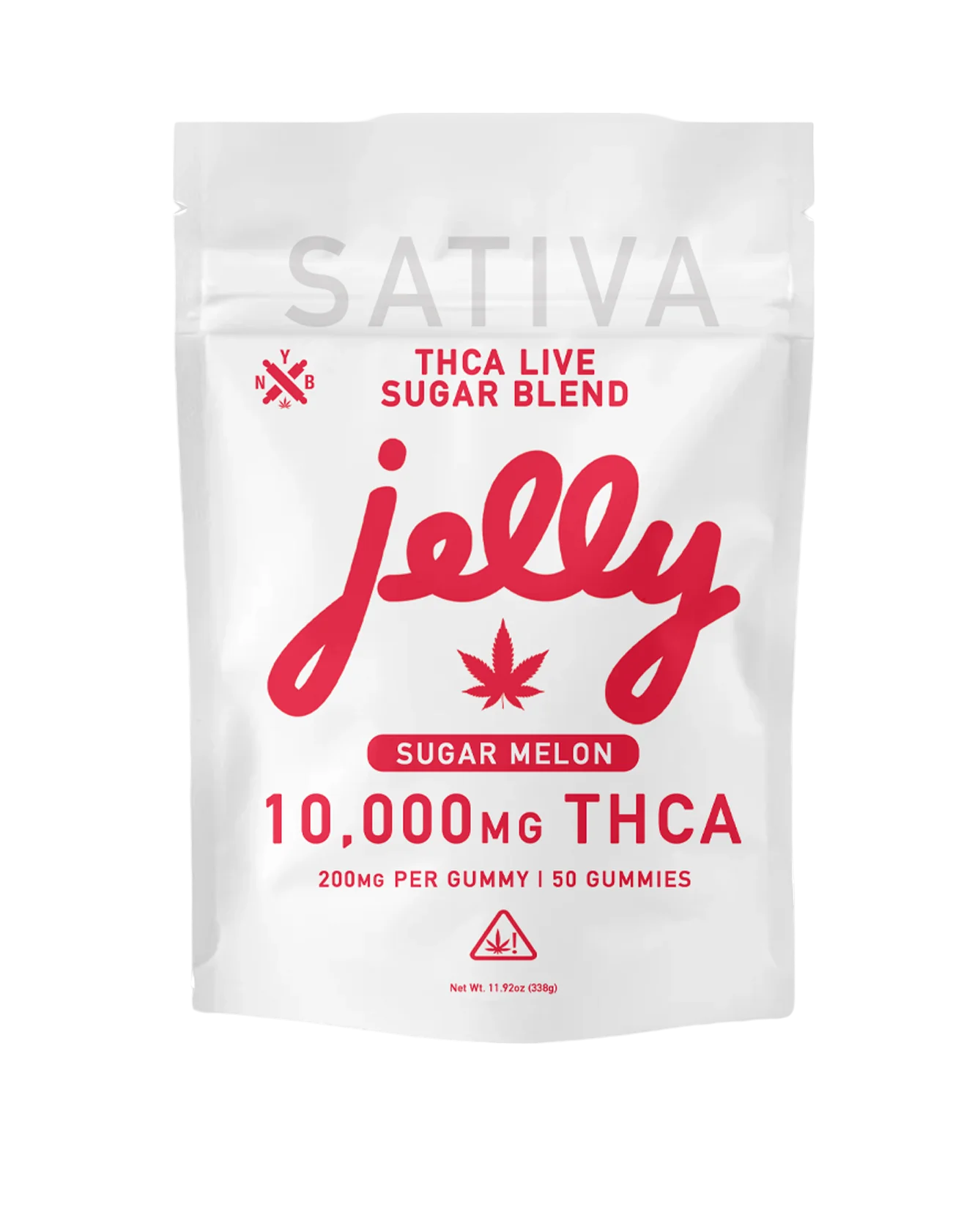 Not Your Bakery | THCa Live Sugar Gummies : Sugar Melon (SATIVA)