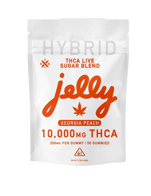 Not Your Bakery | THCa Live Sugar Gummies : Georgia Peach (HYBRID)